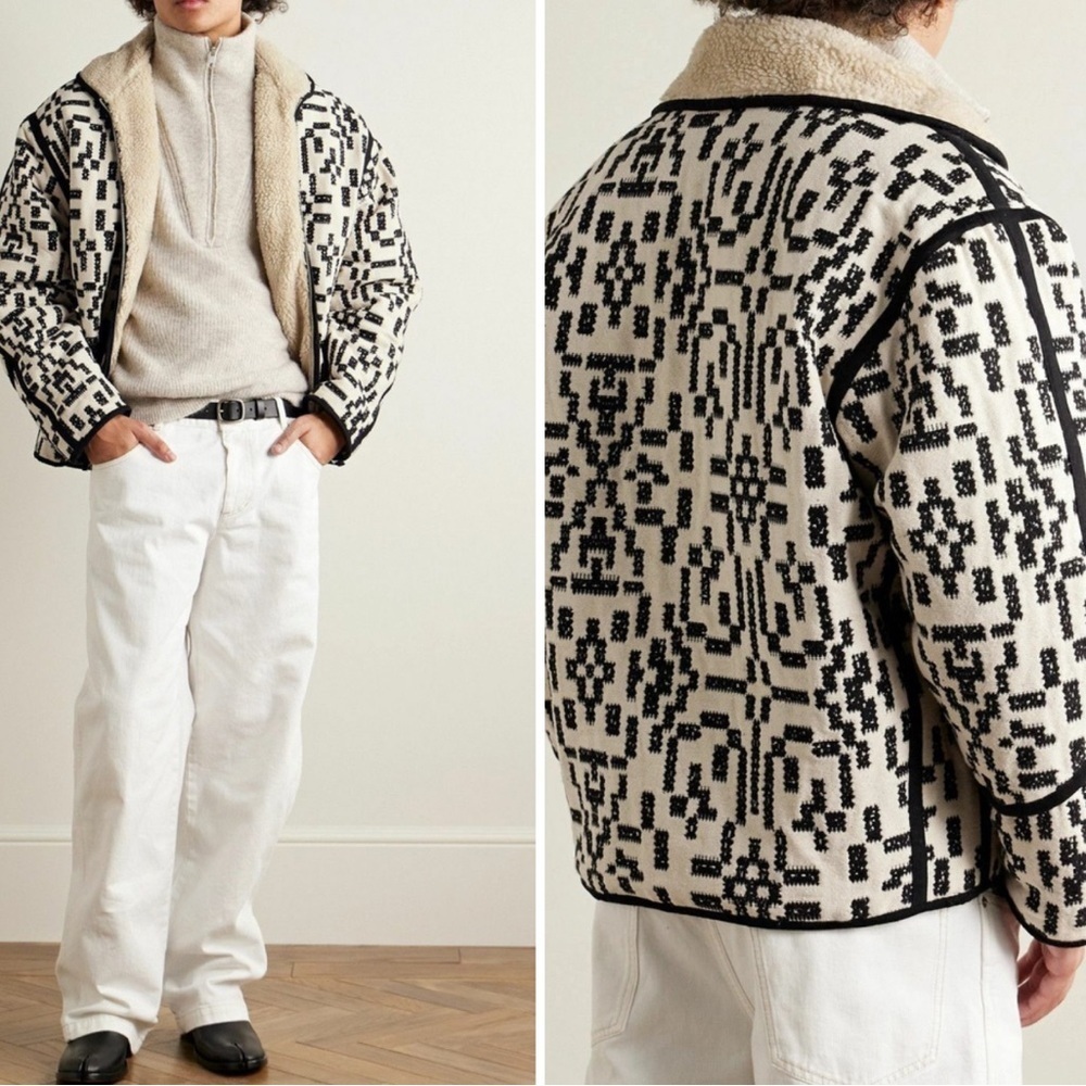 Isabel Marant's 'Nelkis' Western sherpa style jacket NWT